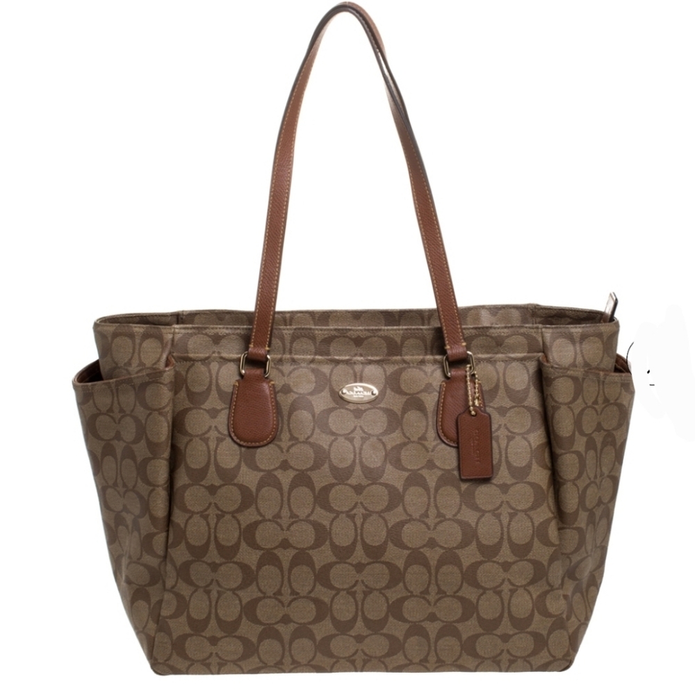Coach Large Multifunction Baby Diaper bag & Wallet! NEW! - Picture 7 of 16